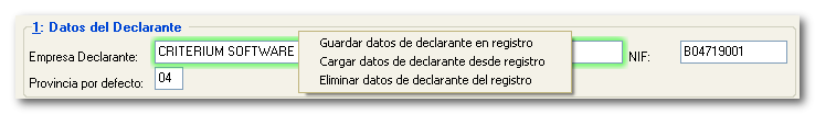 Datos del declarante