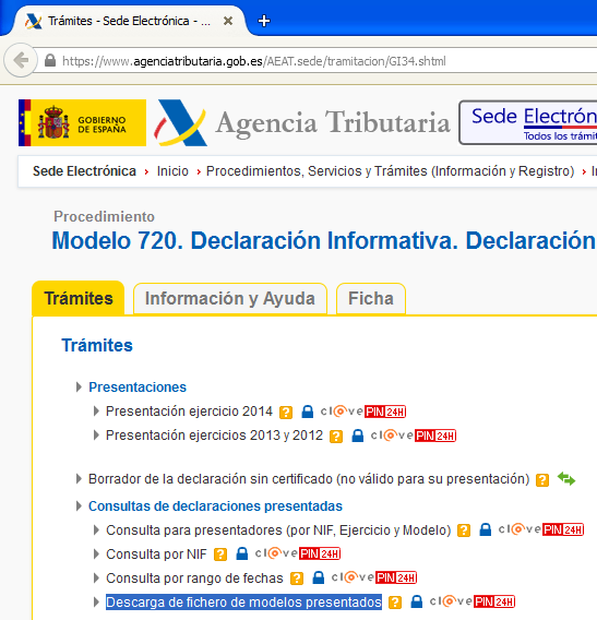 Descargar modelo 720 presentado