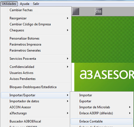 Enlace contable en A3