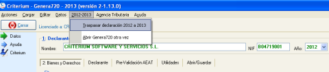 Copiar declaración 720 a 2013