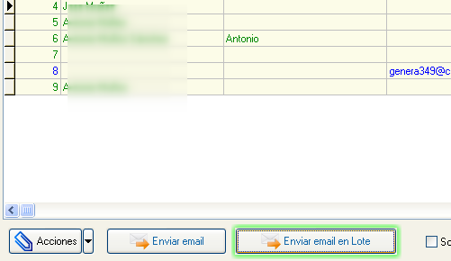 Enviar lote de correos electrónicos