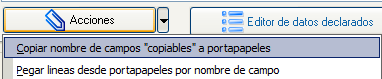 Obtener nombre de columnas
