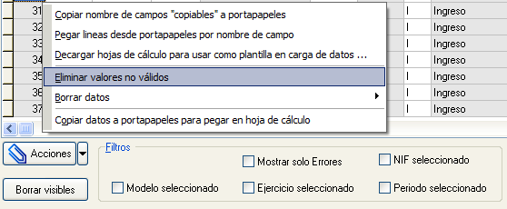 Filtrar datos