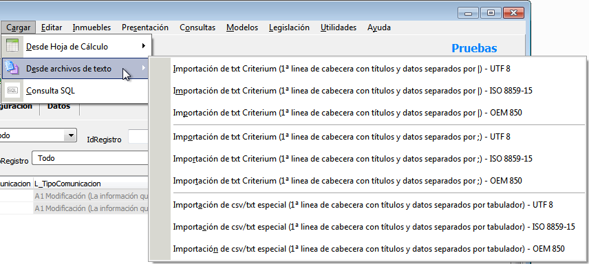 Cargar archivo CSV