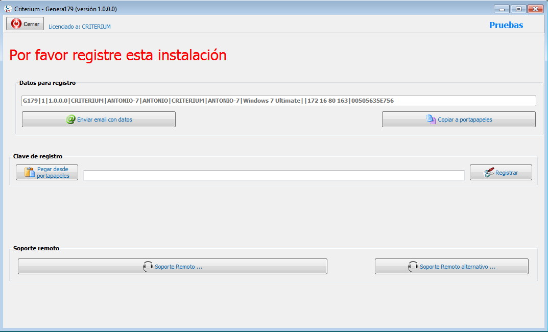Genera179 antes de registrar
