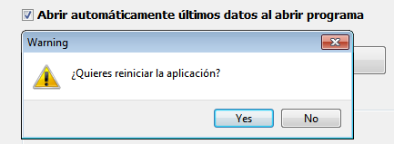 Reiniciar tras actualización