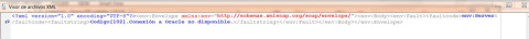 Conexión a base de datos Oracle no disponible en SII