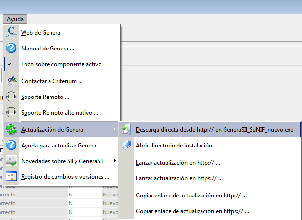 Descarga directa de GeneraSII