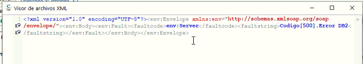 Codigo[500].Error DB2
