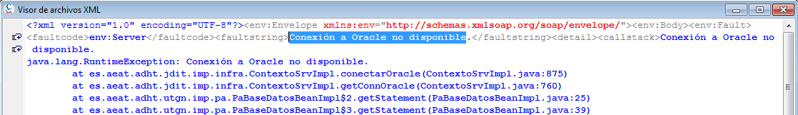 Error conexión Oracle
