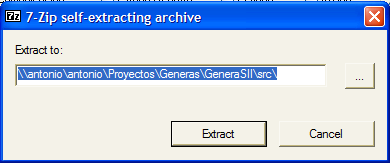 Extraer archivo de recursos