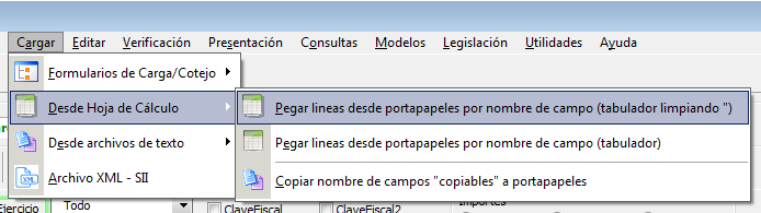 Pagar datos en formulario principal