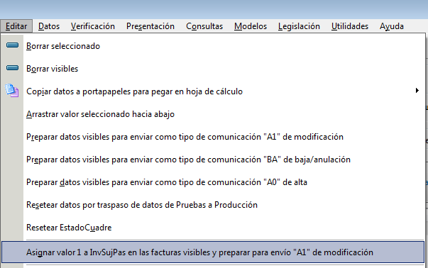 Corregir servicios de fuera de la UE
