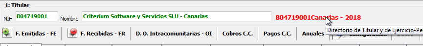 Reconocer empresa y destino de SII